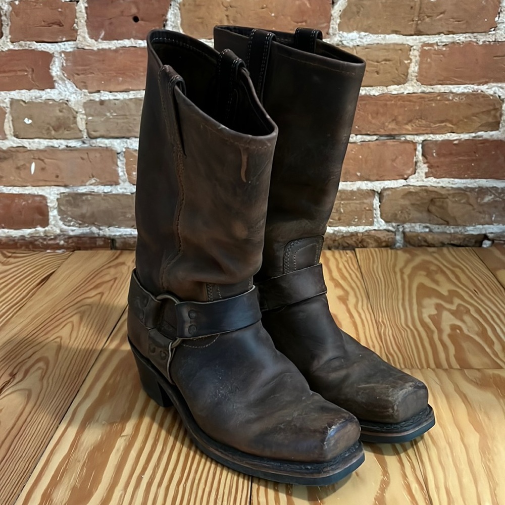 Frye Harness 12R Boot in Brown